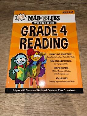 Grade 4 Reading Workbook - Orange